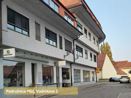 Stavba, odvetniška pisarna Vidonja, podružnica Ptuj